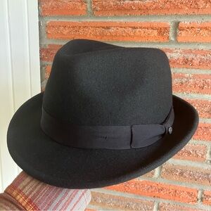 Stetson Wool Felt Elkader Trilby Hat Size XXL 7 7/8
